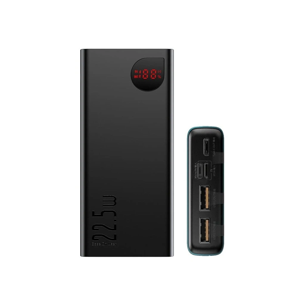 Baseus Adaman Metal Digital Display Power Bank | 20000mAh, 22.5W Quick Charge