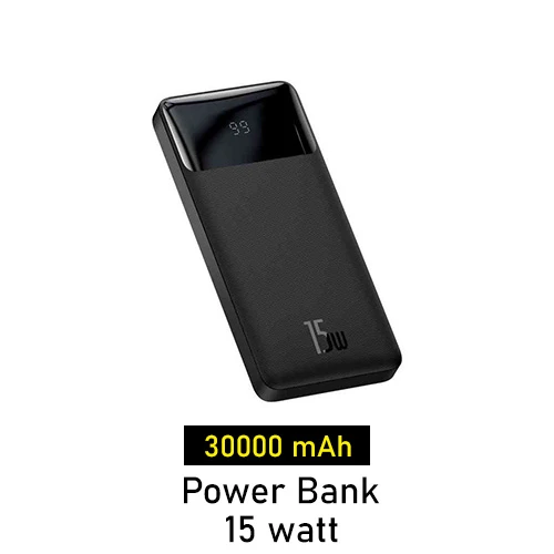 Baseus Bipow 30000mAh Power Bank | Digital Display & 15W Fast Charge